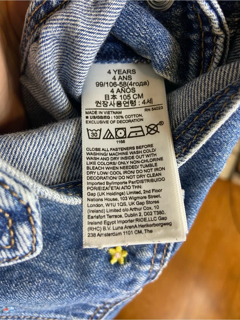 Baby Gap Floral Toddler Overall Shorts